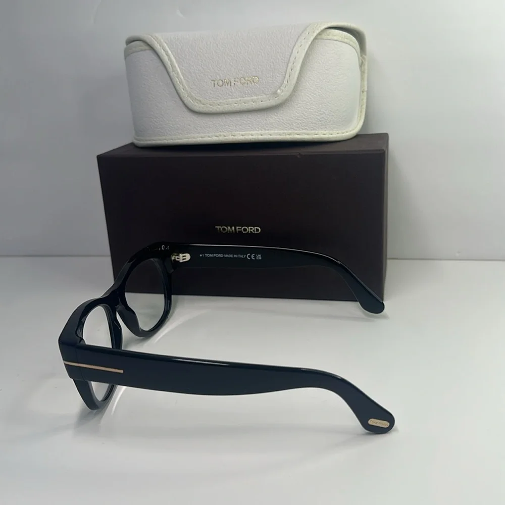 Tom Ford Black Eyewear with White Case